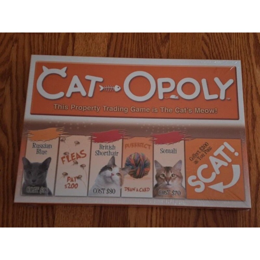 NEW Cat Opoly board game